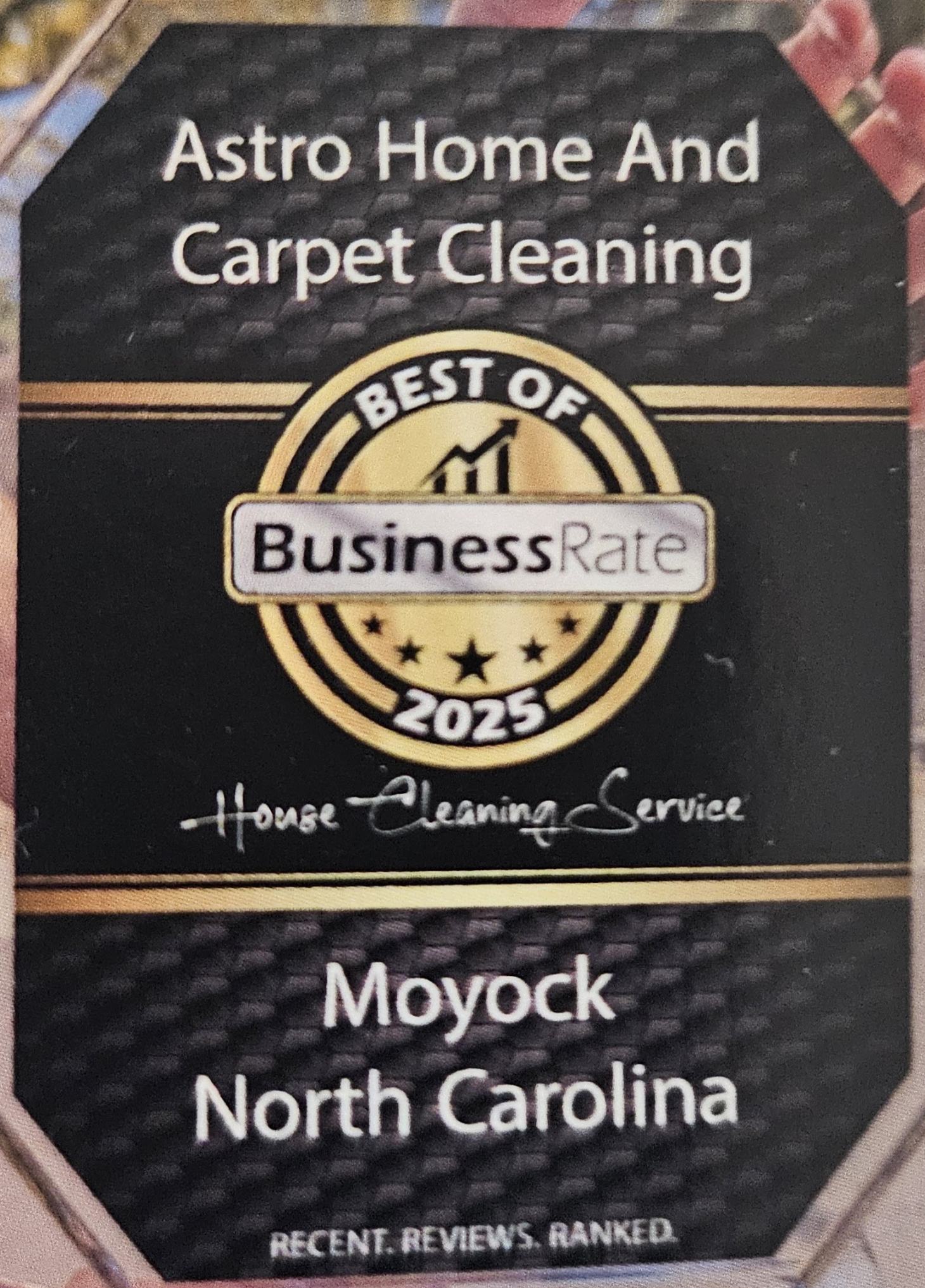 Ashley and Cedric — owners of Astro Home and Carpet Cleaning in Moyock NC